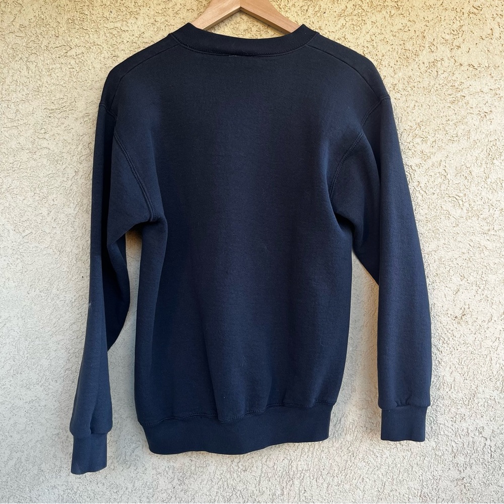 Vintage 90’s Graphic Chicago Blackhawks Black Sweatshirt Pullover Crewneck - Picture 6 of 6